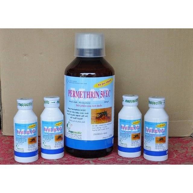 Thuốc diệt muỗi và diệt côn trùng gây hại Map permethrin 50EC 100ml