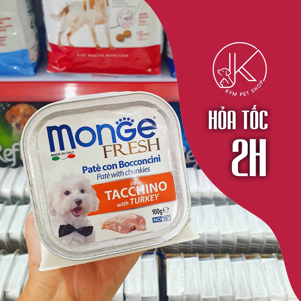 MONGE - Pate dinh dưỡng cho chó 100g