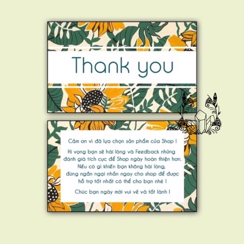 thẻ cảm ơn,thẻ cám ơn,thẻ thank you,thẻ phụ kiện,namecard,namecard cảm ơn