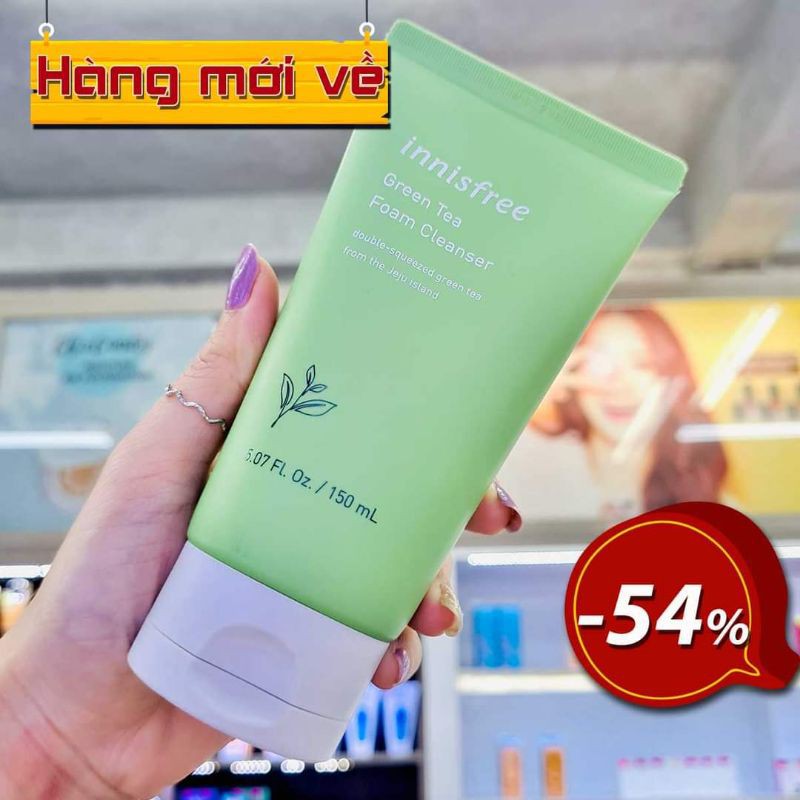 SỮA RỬA MẶT TRÀ XANH GREEN TEA CLEANSING FOAM