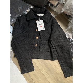 Áo khoác dạ tweed [có sẵn]