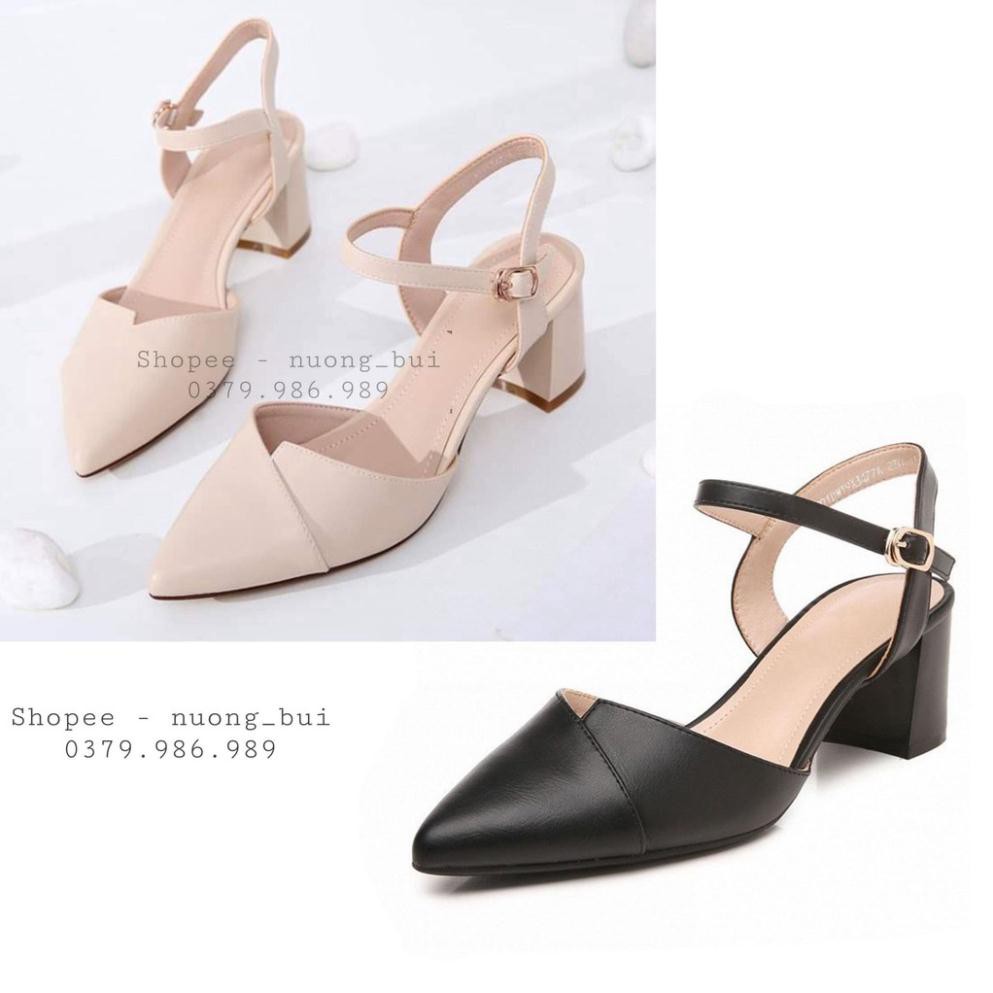 Giày cao gót nữ /sandan khuyết dáng hàn quốc cao 5cm - mã 774