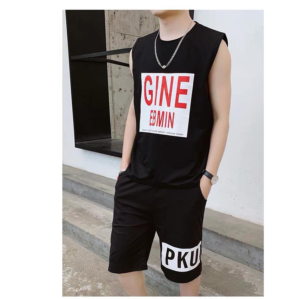 Set Thể thao thun lạnh GINE nam nữ, Đồ bộ thể thao thun lạnh