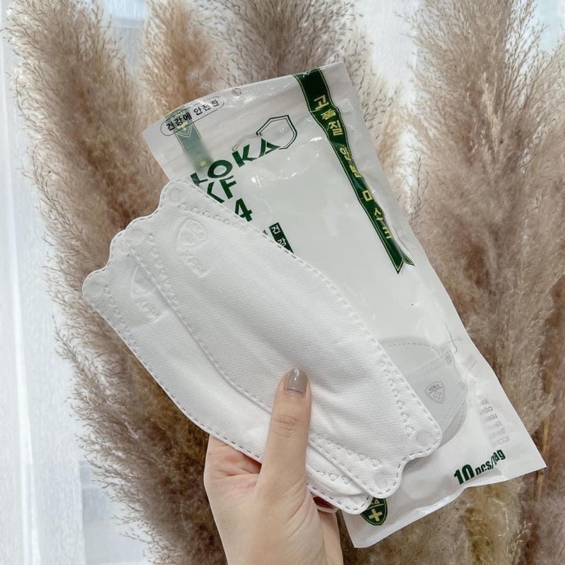 Khẩu Trang KF94 LOKA MASK Chống Bụi Mịn Và Kháng Khuẩn Hàng Cao Cấp xuất Hàn Quốc