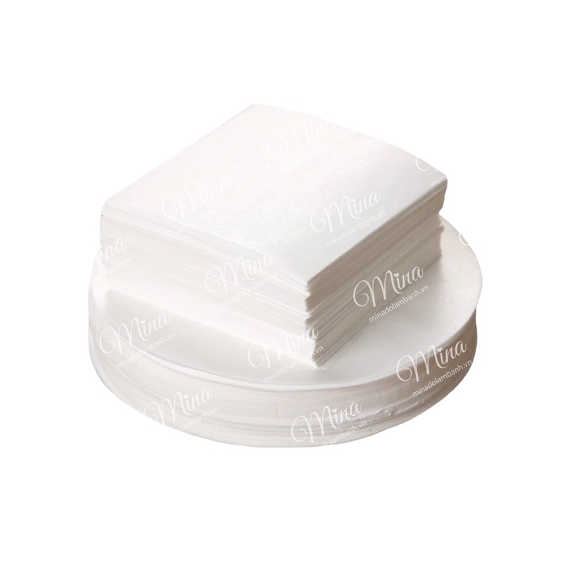 Giấy Nến lót Bánh Bao chống dính (tập ~500c)