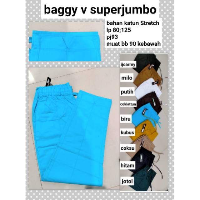 Quần Baggy V (Savira) Super Jumbo Pants