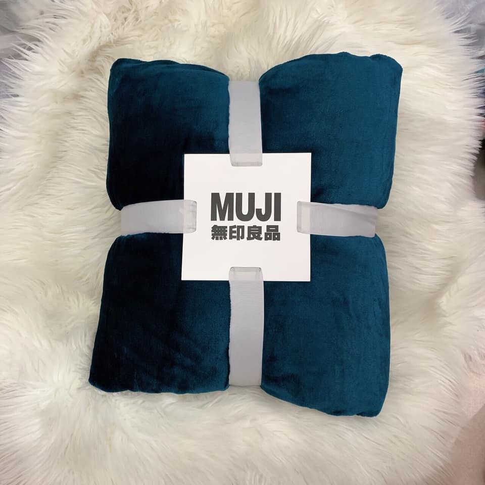 Chăn lông tuyết Muji siêu mềm mịn - Chăn lông Muji tuyết nhung cao cấp