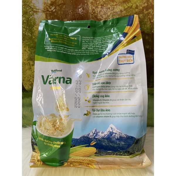 Ngũ cốc dinh dưỡng Värna Calcium Túi 500g/20 gói*20g