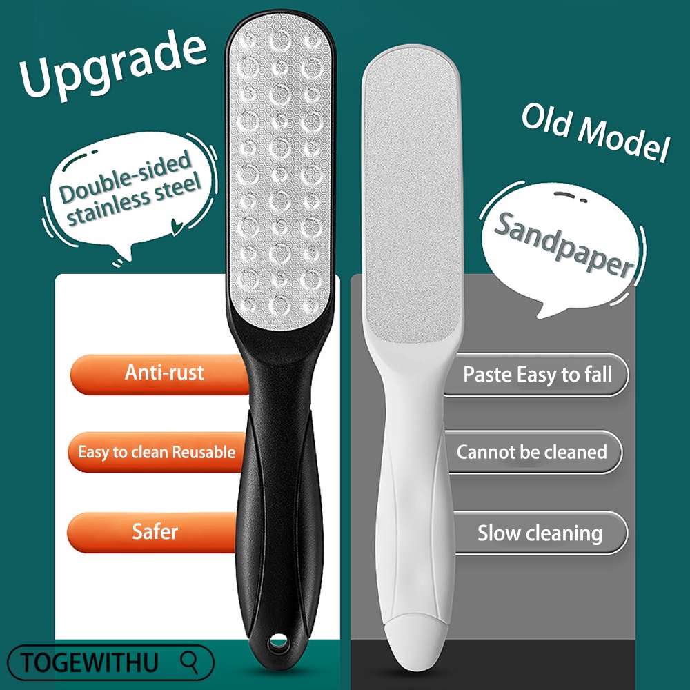 Dụng cụ tẩy tế bào chết bàn chân TOGEWITHU hai mặt chuyên nghiệp