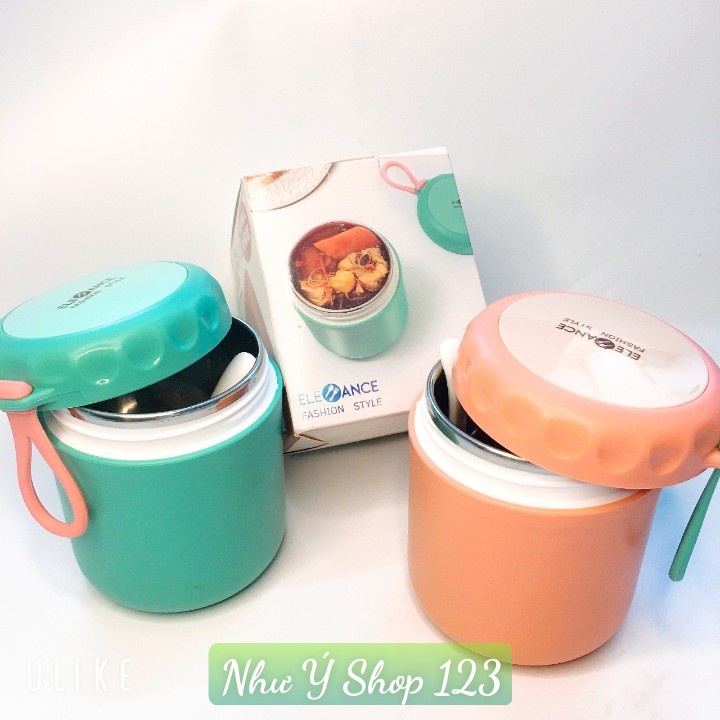 B27 - BÌNH Ủ CHÁO ELEFANCE CAO CẤP CÓ QUAI DUNG TÍCH 430ml