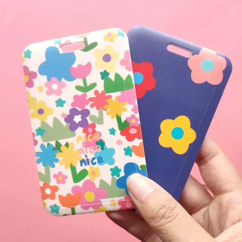 Card holder bọc đựng ảnh ,thẻ thư viện ,thẻ học sinh ,sinh viên có dây đeo
