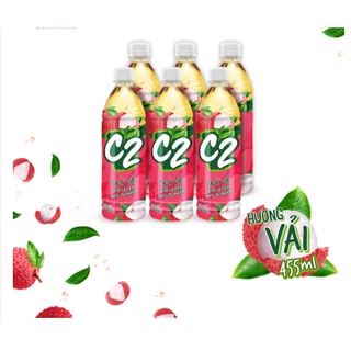 Trà xanh C2 hương chanh/hương vải 455ml