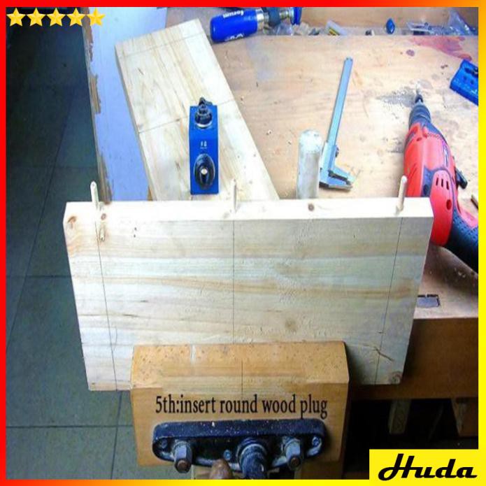 Bộ cữ khoan ốc cam và chốt gỗ - Bộ cử khoan ốc cam bản rút gọn  -  đồ làm mộc