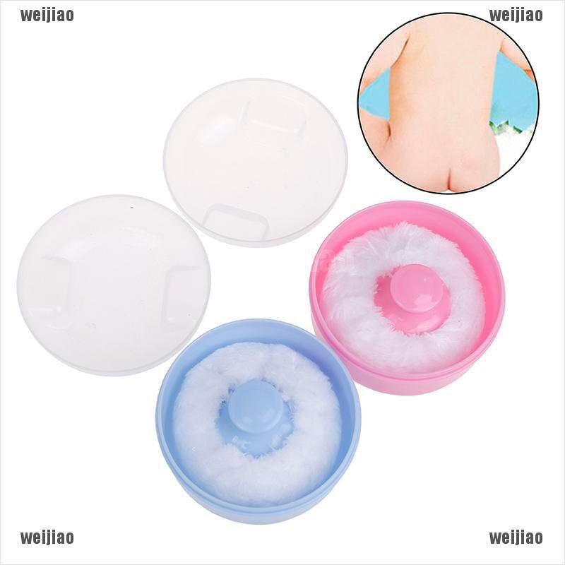 (hàng Mới Về) 1 Hộp Đựng Mút Trang Điểm Mềm Mại Họa Tiết Đáng Yêu Cho Bé