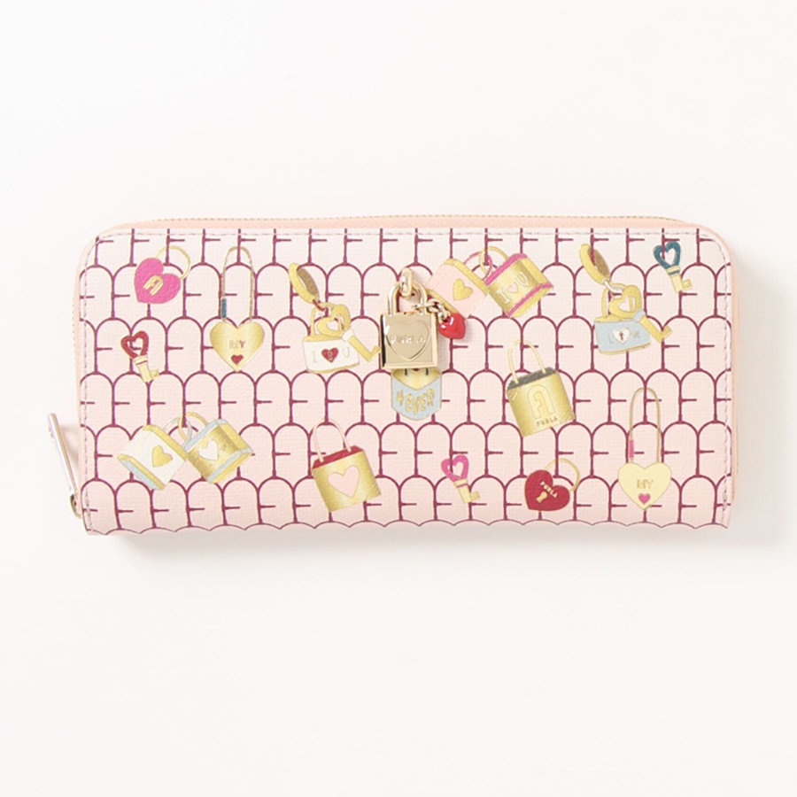 Ví Nữ FURLA Lovely Xl Zip Around Slim Vitello Milos St San Valentino