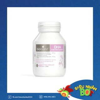 Viên Uống DHA Cho Bà Bầu Bioisland 60 viên Úc