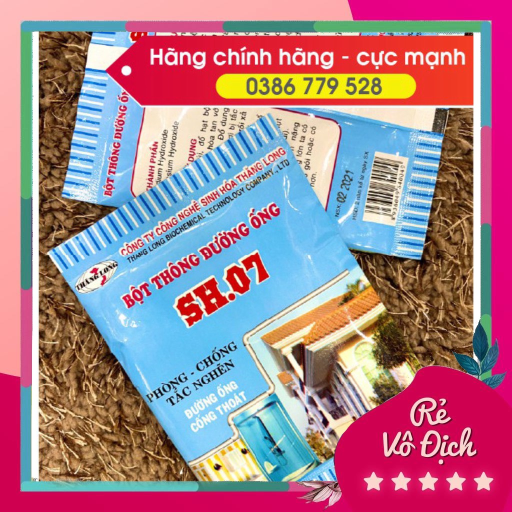 ( Hàng new ) BỘT THÔNG CỐNG SH07 - Loại CỰC MẠNH - Hàng CHÍNH HÃNG b225