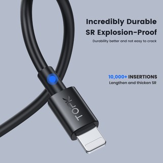 Cáp sạc TOPK AN02 micro USB type C