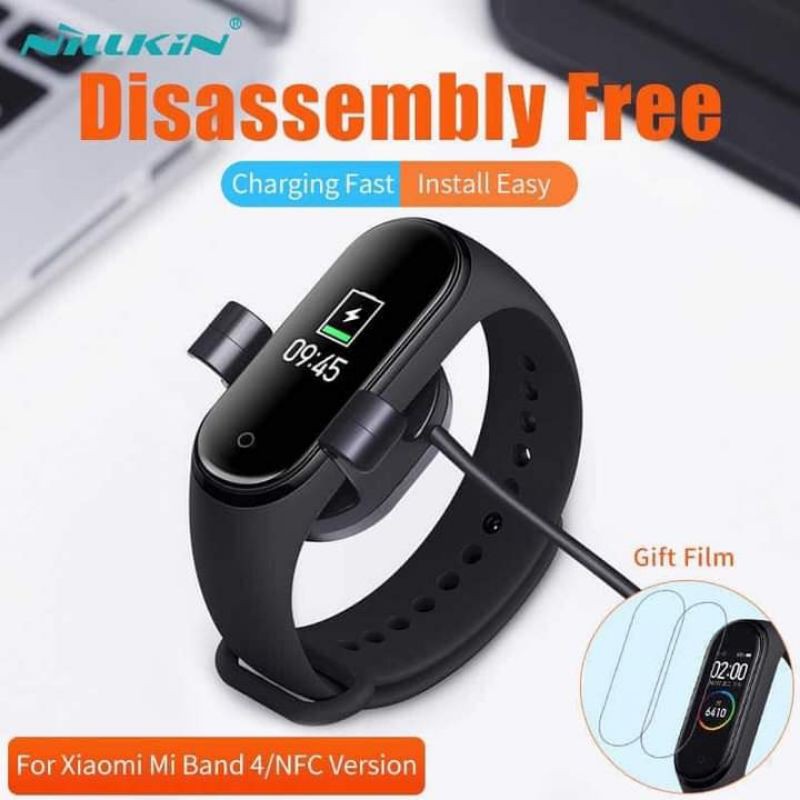 Cáp sạc NILLKIN cho dây đeo thông minh Xiaomi Mi Band 4 30cm