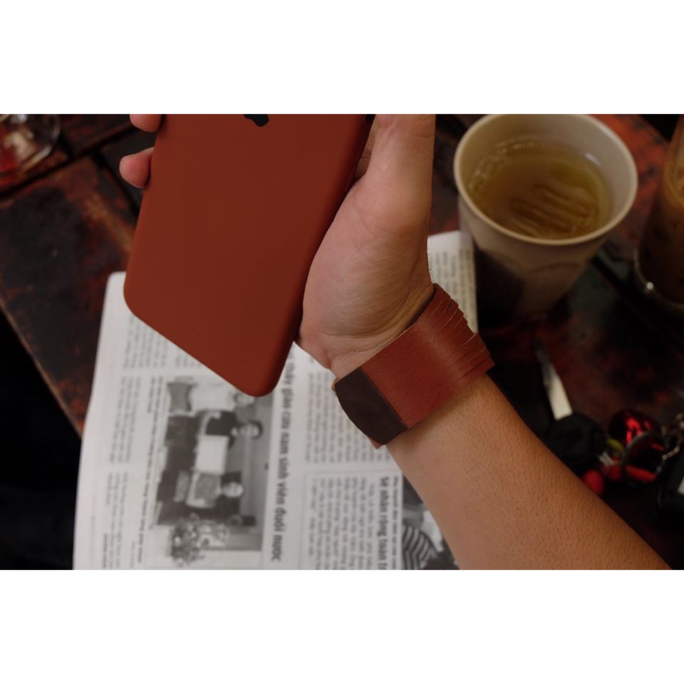 Dây da bò thật 100% Vòng tay da bò handmade cao cấp