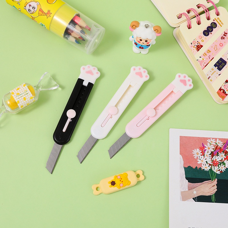 Dao rọc giấy mini mẫu chân mèo dễ thương cute - Lion House