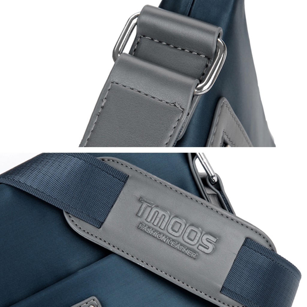 Túi đeo chéo cao cấp TMOOS (EP09), chất vải Oxford chống thấm, chống nhăn