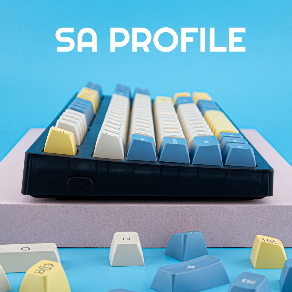 Bộ Bàn Phím Cơ SA Profile 172 Phím ANSI & ISO Layout Cherry Mx