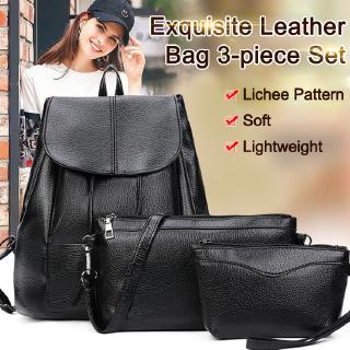 Korean Style Women Handbag Mother Bag New 3 Pcs/set Female Bags Simple Large-capacity Single Shoulder Bag Women's Handbags