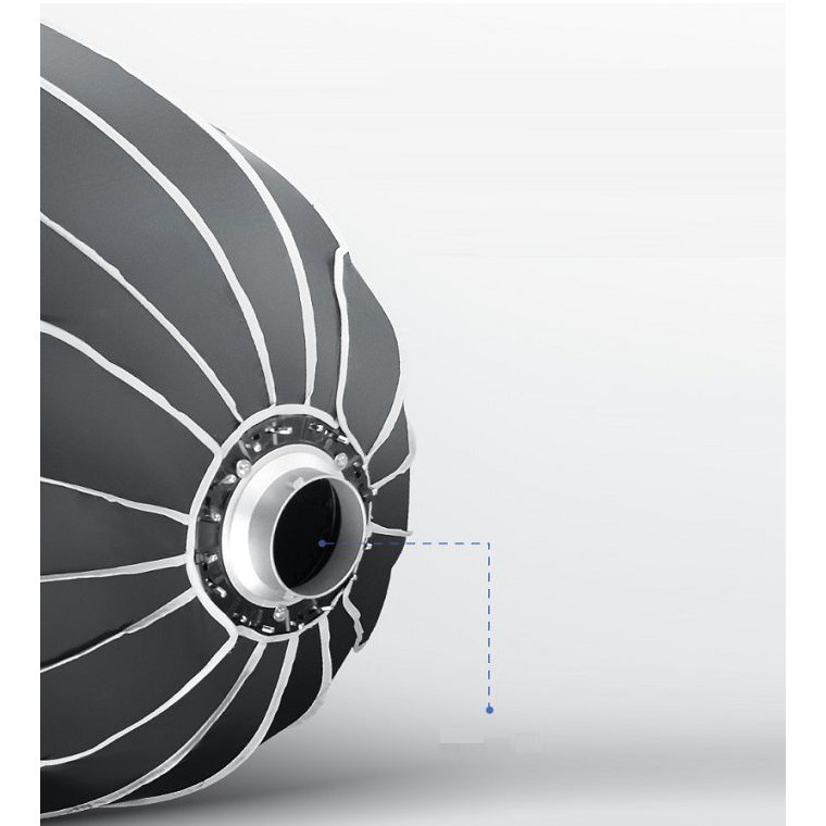 Softbox Parabolic thao tác nhanh Triopo KP2-120 ngàm Bowen