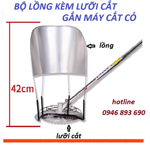 Bộ Lồng gặt lúa kèm lưỡi cắt cỏ