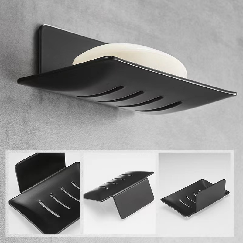 Giá đỡ MEIDOO chất liệu nhôm dán keo 3M đựng xà phòng tiện dụng