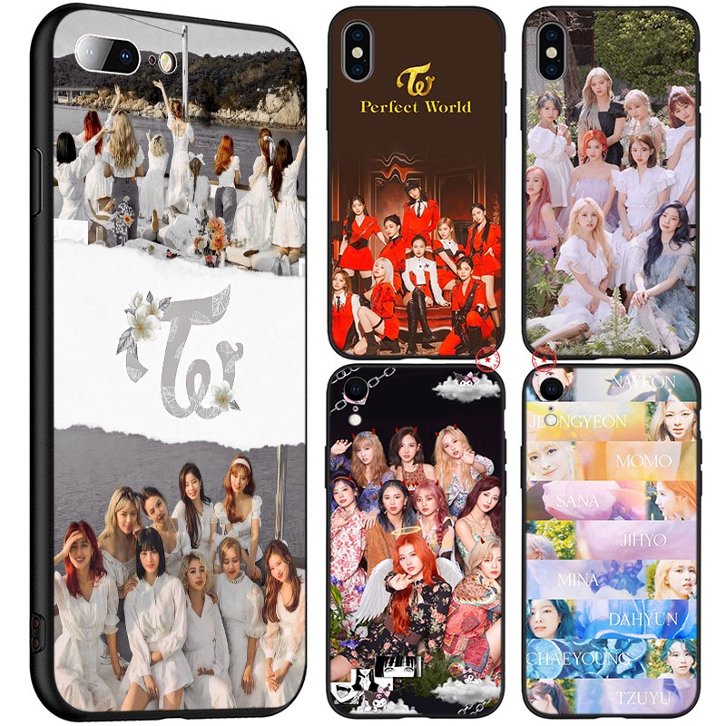 Ốp điện thoại họa tiết nhóm nhạc TWICE cho IPHONE SE XR 5 5S 6 6S 7 8 11 PRO MAX PLUS UOL96