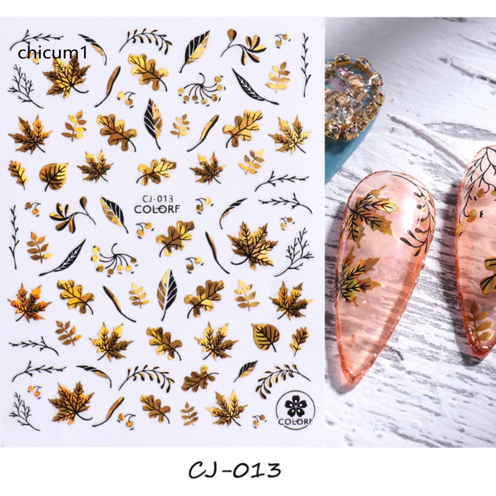 [Hàng mới về] Miếng dán trang trí móng tay siêu mỏng tùy chọn họa tiết DIY