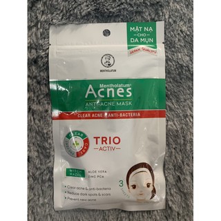 Mặt nạ cho da mụn Acnes 65ml (3 miếng)