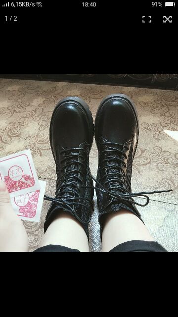 Boots chiến binh cổ lửng basic siêu chất, dễ phối đồ