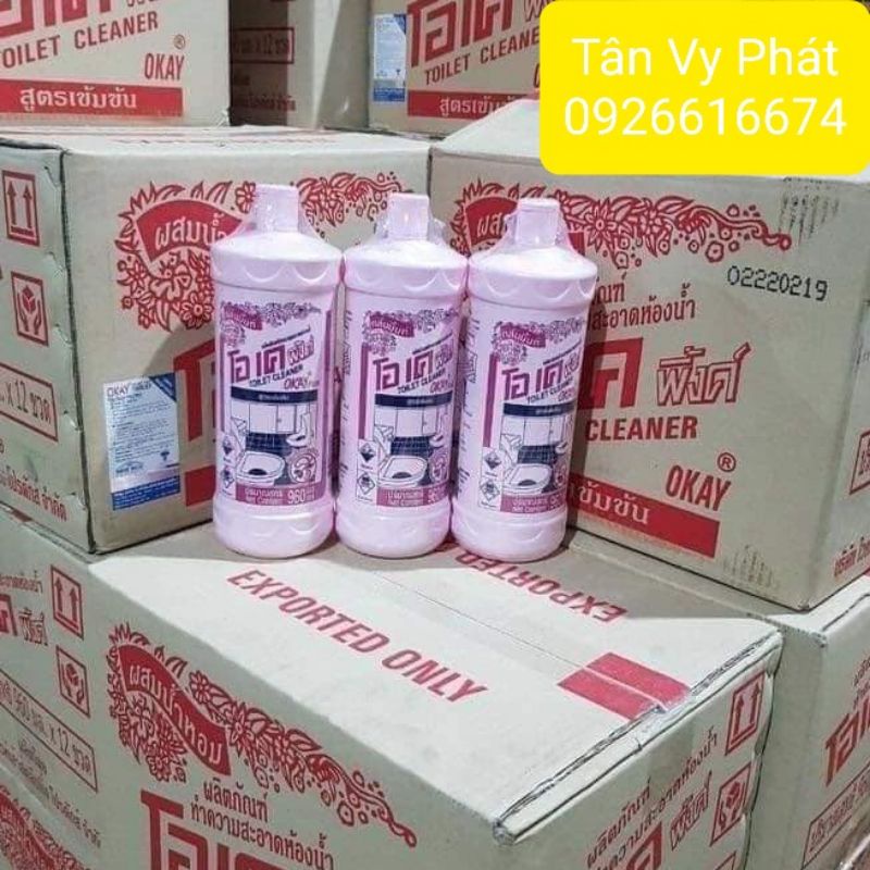 Nước tẩy vệ sinh diệt khuẩn Okay 960ml Thái Lan