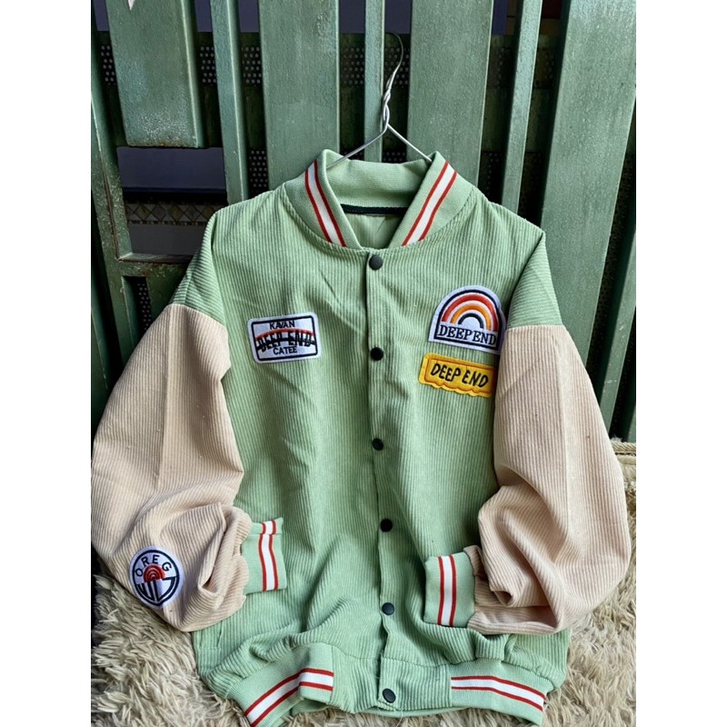 [Mã WASTMAY giảm 15% tối đa 30K đơn 150K] Áo khoác bomber nhung tăm cầu vồng - KÈM HÌNH VÀ CLIP THẬT | BigBuy360 - bigbuy360.vn