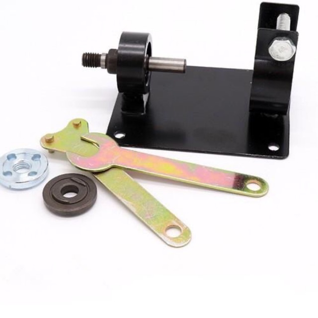 dụng cụ BIẾN máy khoan thành máy cắt, máy mài  CÓ BÀN ĐỠ ĐỊNH VỊ