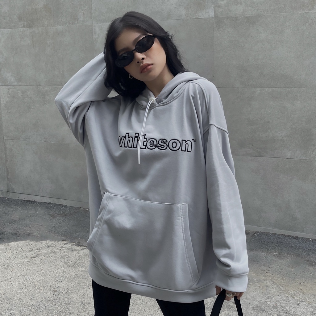 ÁO KHOÁC HOODIE "LOGO SS20" MIST GREY | BigBuy360 - bigbuy360.vn
