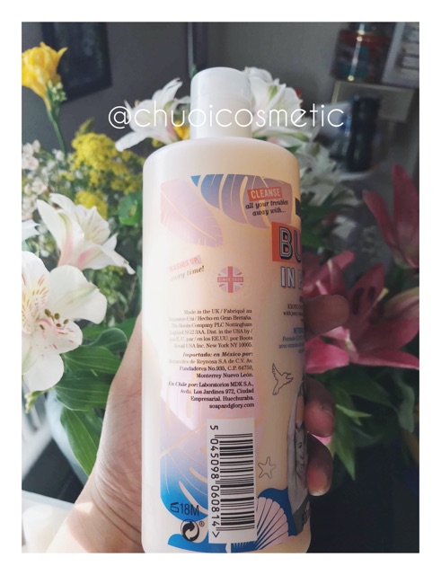 Sữa tắm hương hoa quả ngọt Bubble In Paradise/Call of Fruity Soap and Glory 500ml | BigBuy360 - bigbuy360.vn