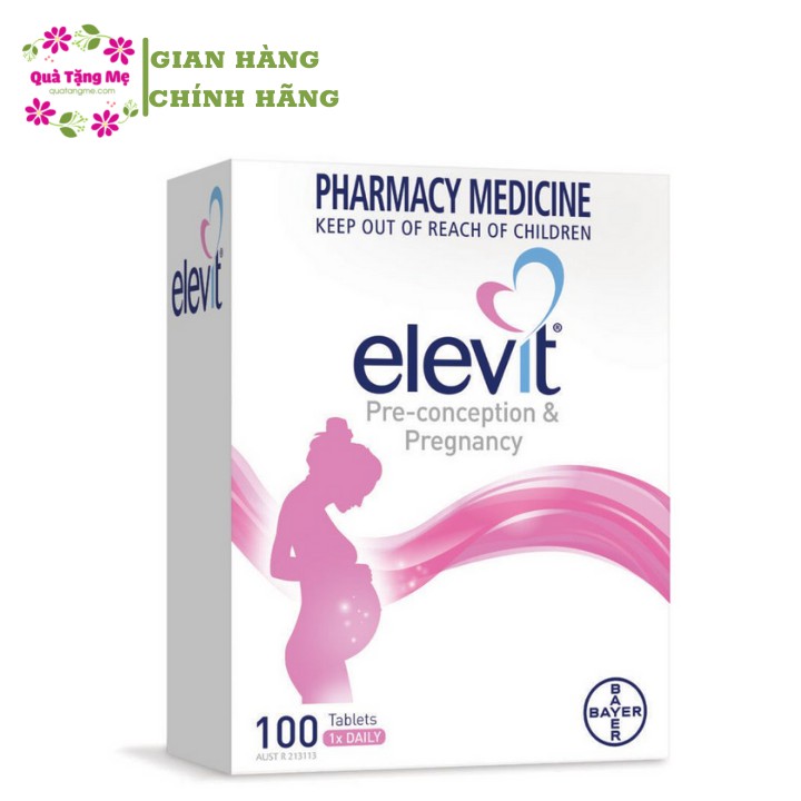 Vitamin Tổng Hợp Elevit Cho Bà Bầu 100 Viên