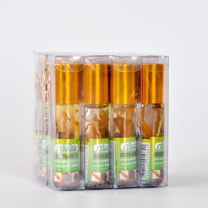 Dầu Gió Nhân Sâm Green Herb Oil Thái Lan 8ml
