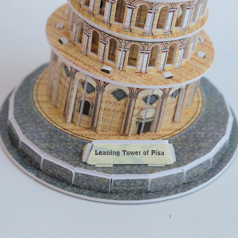 Big World Xếp hình 3D kỳ quan thế giới_Tháp nghiêng Pisa