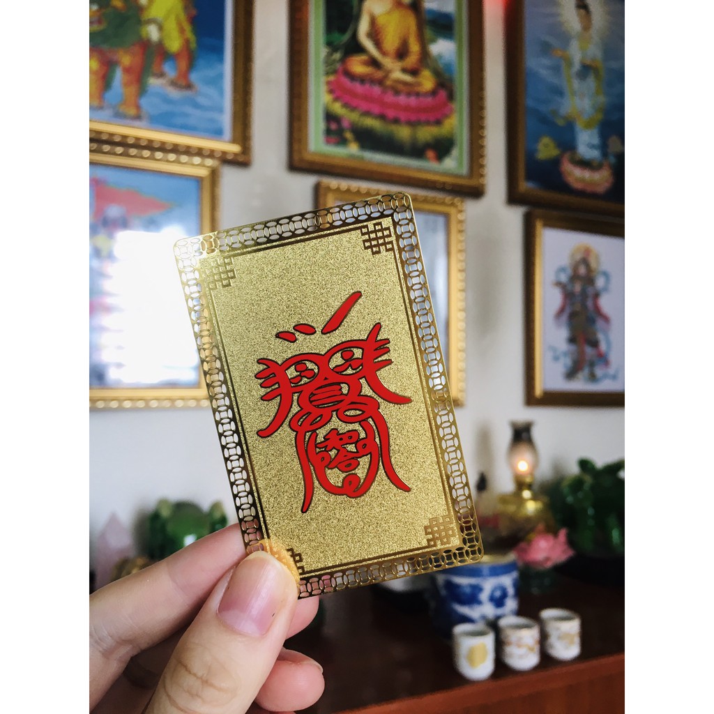 Kim bài Phu thê hoà hợp BUAYEU để bóp ví