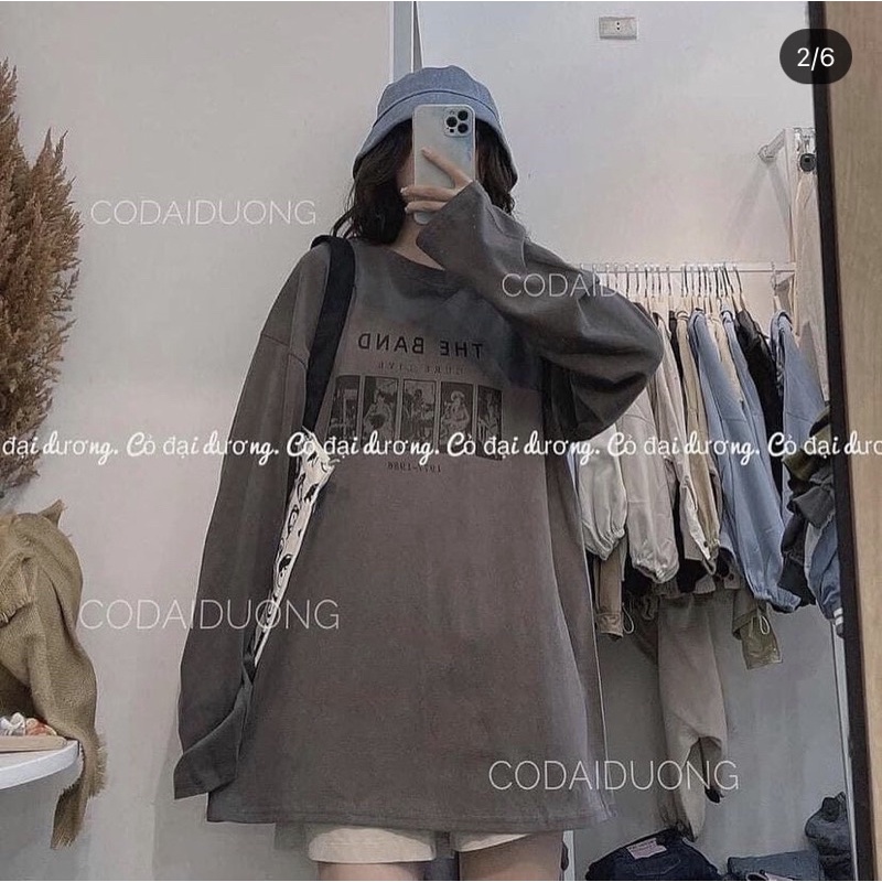 SWEATER XÁM THE BAND BASIC XINH XINH - freesize | BigBuy360 - bigbuy360.vn