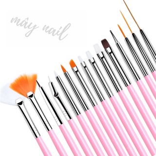 cọ vẽ móng sét 15 cây