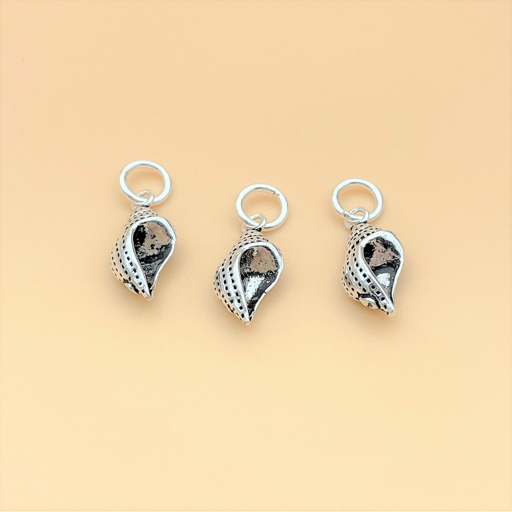 Charm bạc thái Móc treo ốc biển - Charm Bạc 925 - Mã CA145
