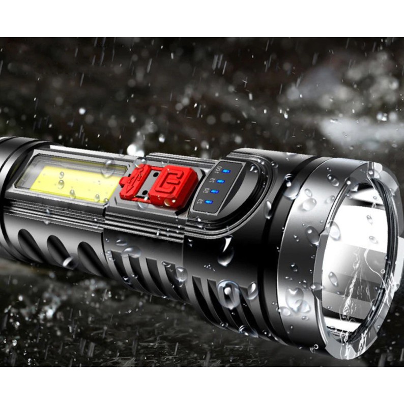 Ultra Đèn Pin Sạc USB Siêu Mạnh Dùng Cho Leo Núi / Đường Dài