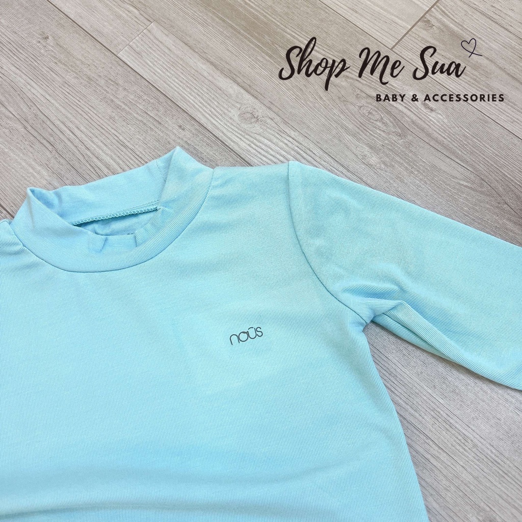 NOUS Áo giữ nhiệt cổ 3p cho bé chất petit 3m-24m