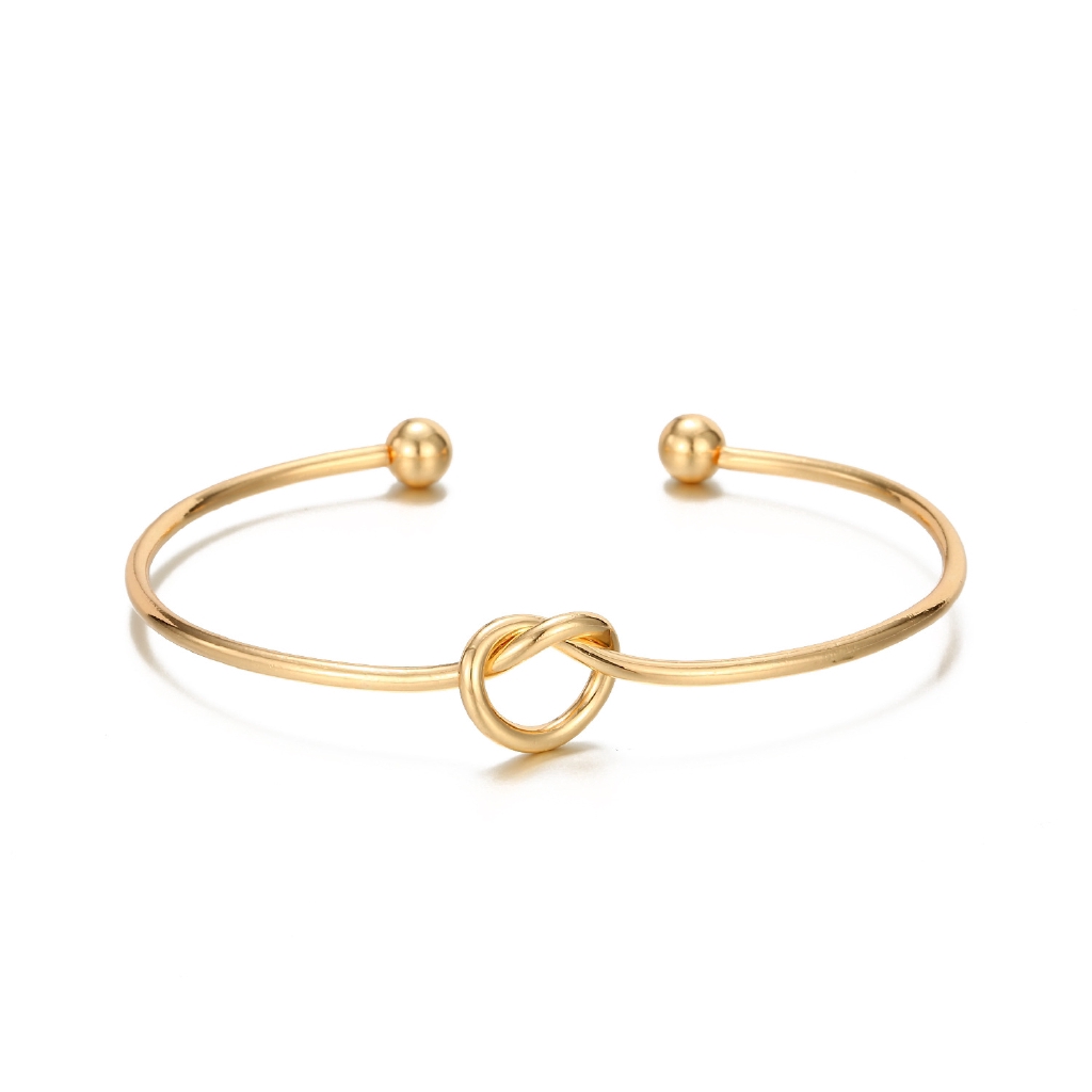 Vòng đeo tay dạng hở phong cách Hàn Quốc đơn giản